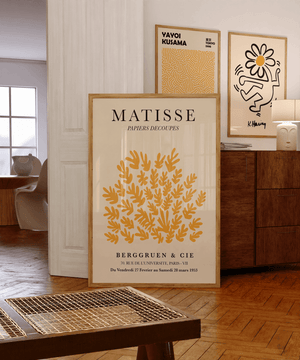 Gul Matisse Plakat | "Yellow Papiers Decoupes" Poster 