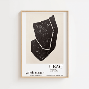 Galerie Maeght UBAC - Plakat