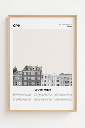 CPH By – Moderne Plakat med Københavns Ikoner | Køb nu

