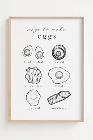 Ways To Make Eggs Plakat