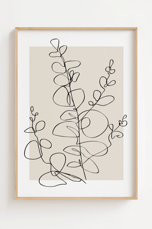 Botanisk Plante Plakat -