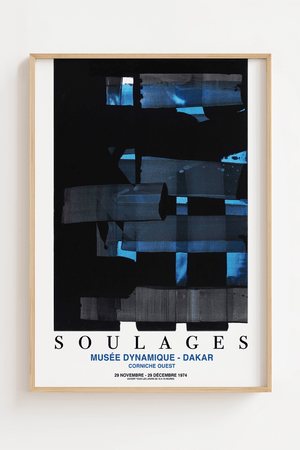 Soulages Dakar Darkness Poster