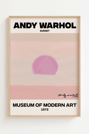 Purple Sunset - Andy Warhol Plakat