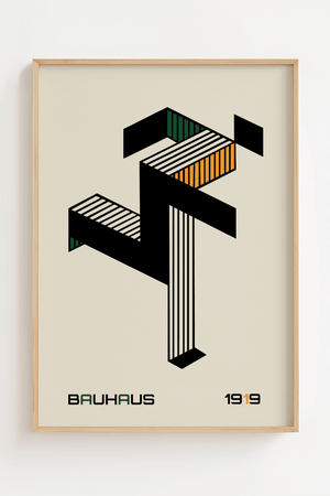 Bauhaus Running Man Plakat