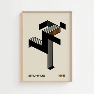 Bauhaus Running Man Plakat