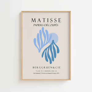 Matisse Papiers Decoupes SEt of 3 Poster Plakat