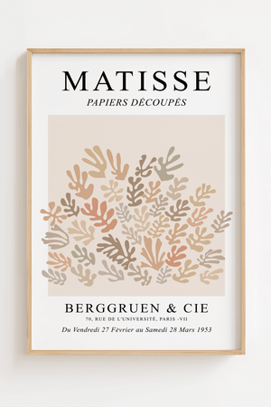 Beige Papiers Matisse Plakat