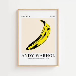 Velvet Banana - Andy Warhol Plakat