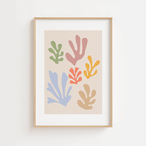 Flowerday – Matisse Plakat | Farverig Blomsterplakat
