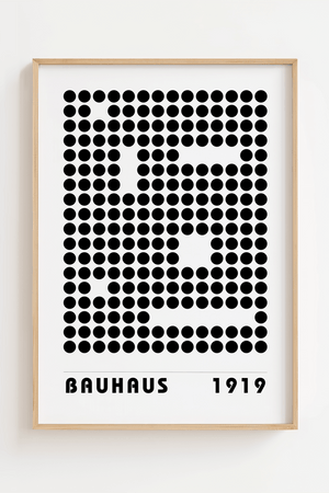Bauhaus 1919 White Eye Plakat
