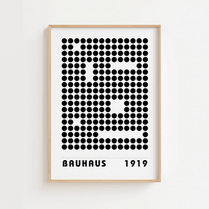 Bauhaus 1919 White Eye Plakat