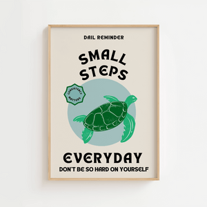 Small Steps Plakat