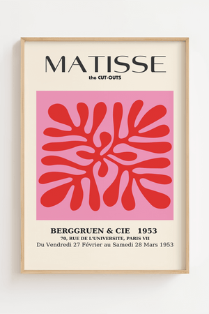 Cut-Outs Rød Plakat