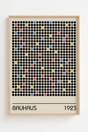 Bauhaus 1923 Dots Plakat