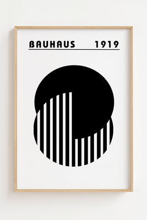 Bauhaus Circles Collide Plakat