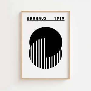 Bauhaus Circles Collide Plakat