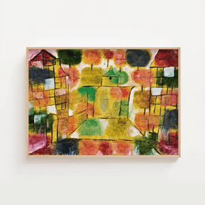Colored Garden Paul Klee Plakat