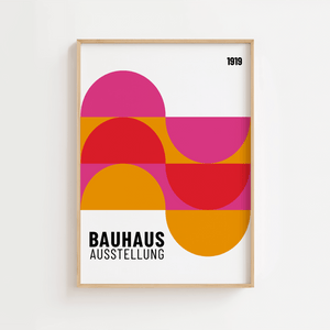 Bauhaus Beautiful waves Plakat