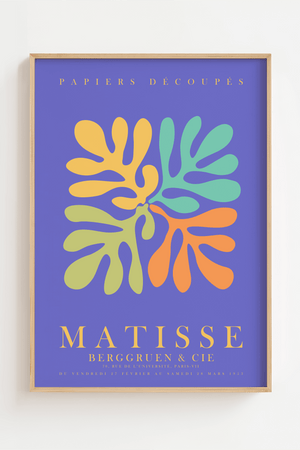 Flower City - Blue Plakat