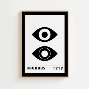 Bauhaus 1919 Black Eye Plakat