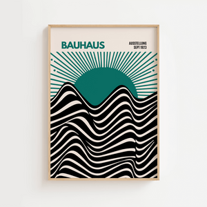 Grøn Flowermarket New York Plakat