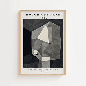 Rough Cut Head Paul Klee Plakat