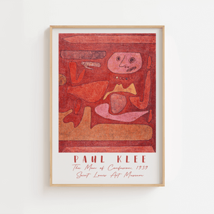 The Man of Confusion Paul Klee Plakat