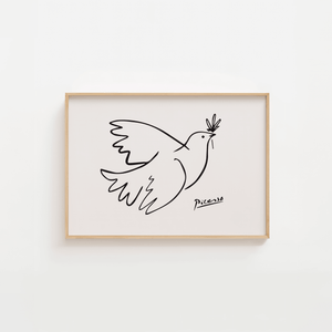 Picasso Bird-plakaten er en kunstplakat