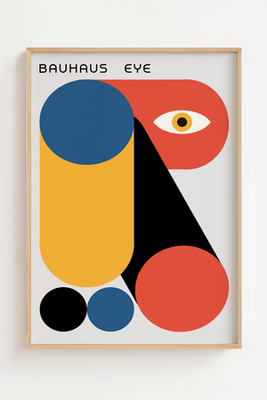 Bauhaus Red Eye Plakat