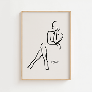 Female Silhouette Plakat