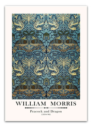 William Morris - Peacock and Dragon Plakat