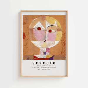 Senecio Paul Klee Plakat