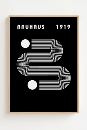 Bauhaus 1919 Two way Plakat