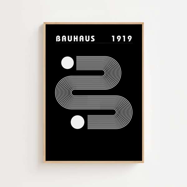 Schwarz-Weiß-Poster