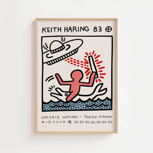 Galerie Watari - Keith Haring Plakat