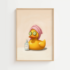 Badeand - Plakat til badeværelset