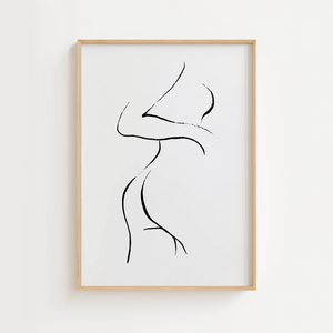 Sensuel Silhuet Plakat