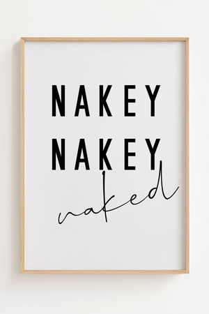 NAKEY NAKEY naked Plakat