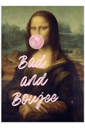 Bad & Boujee - Mona lisa Plakat