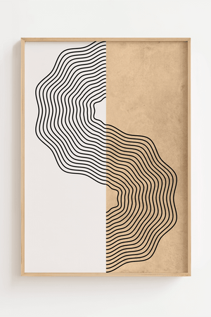 Abstract Line Part Plakat