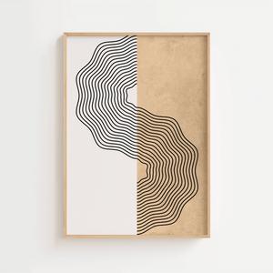 Abstract Line Part Plakat