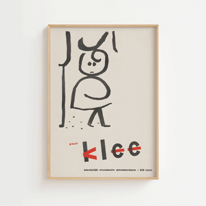 Demon – Paul Klee plakat med abstrakt kunstmotiv fra 1920’erne – modernistisk kunstplakat i tidløs stil.