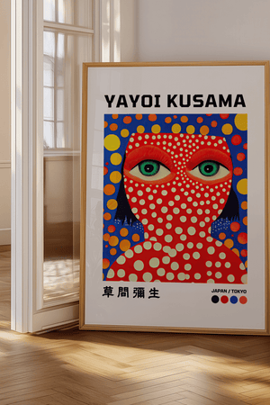 Dotted Face – Yayoi Kusama Plakat