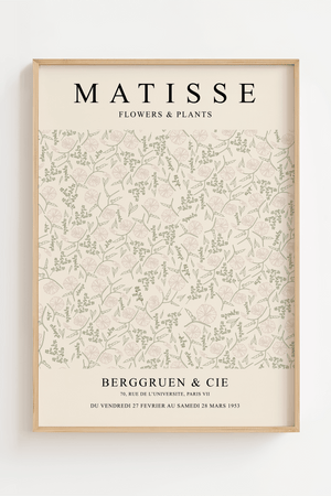 Berggruen Flowers - Matisse Plakat