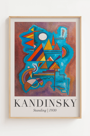 Standing – Kandinsky Plakat | Abstrakt Kunst med Styrke

