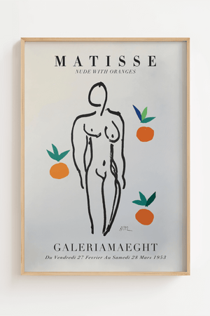 Made with oranges - Matisse Plakat