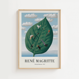 Fuglene i Bladet – René Magritte Plakat