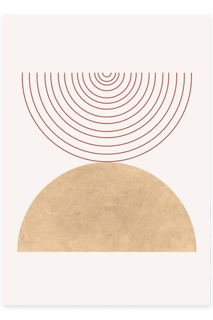 Abstract Opposite Plakat | Moderne & Minimalistisk Kunst