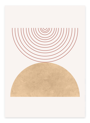 Abstract Opposite Plakat | Moderne & Minimalistisk Kunst