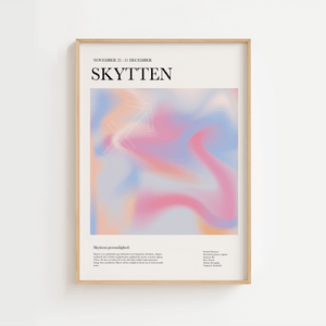 Skytten - Farverig stjernetegns plakat